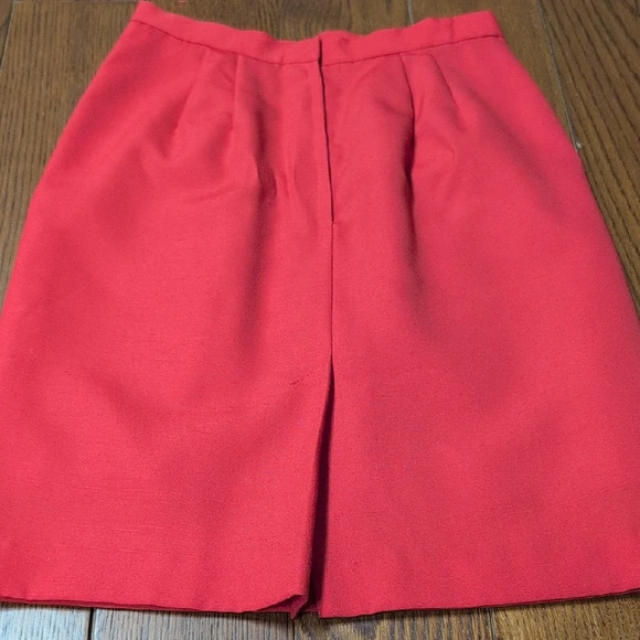 Vintage - CUSTOM Red Blazer and Skirt Suit Set - Picture 9 of 10